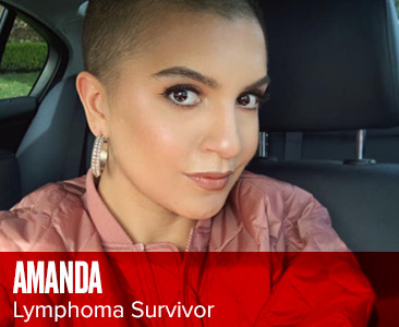 image of Amanda, lymphoma survivor