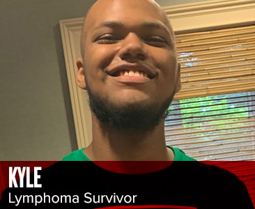 image of Kyle, lymphoma survivor