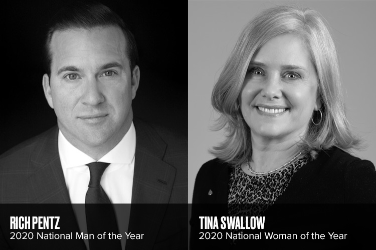 2020 Man & Woman of the Year Winners