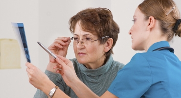 image of patient speaking with a specialist